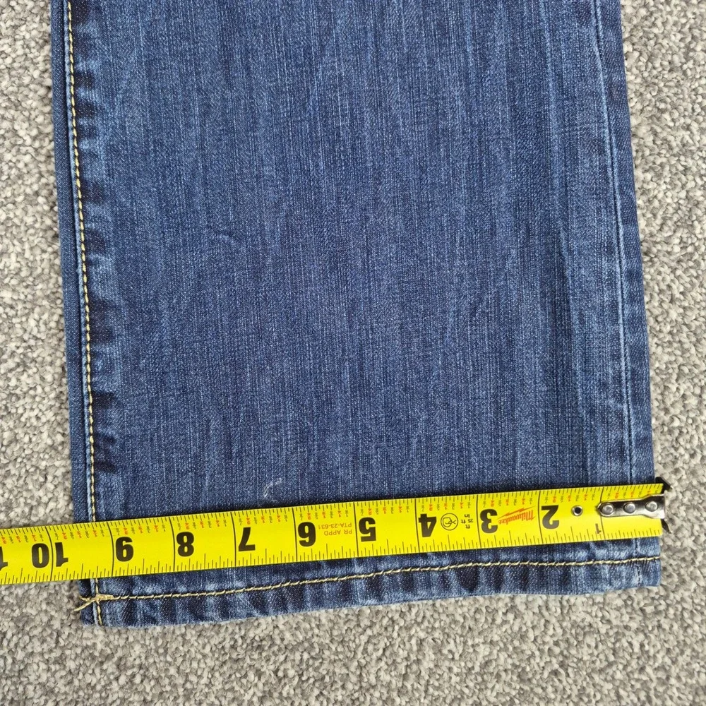 Stetson Jeans Mens 38x32 Blue 1014 Rocker Bootcut Western Denim‎
